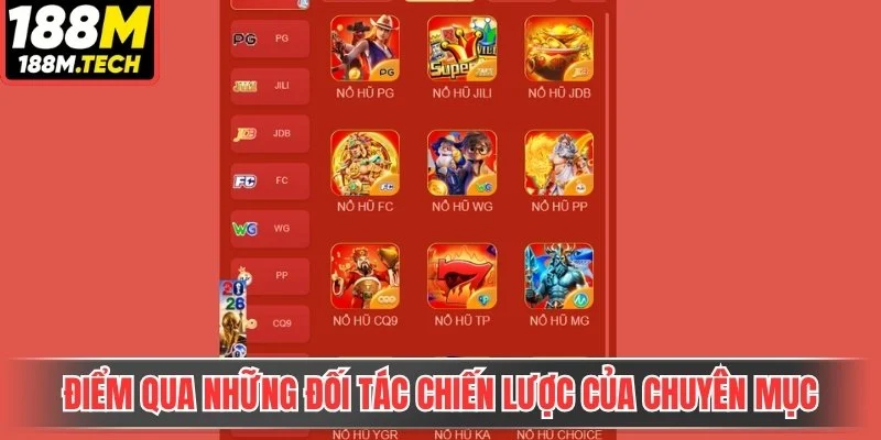 Điểm qua những đối tác chiến lược của chuyên mục